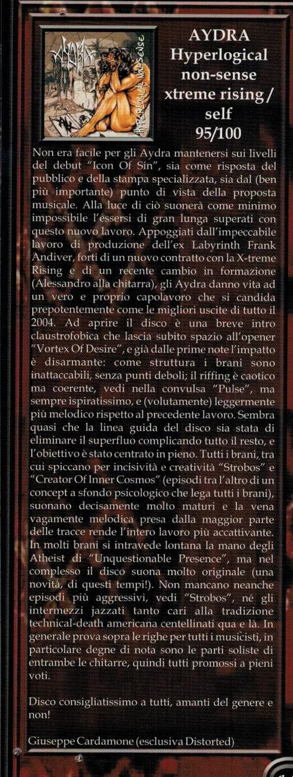 Hyperlogical Non-Sense — press review clipping