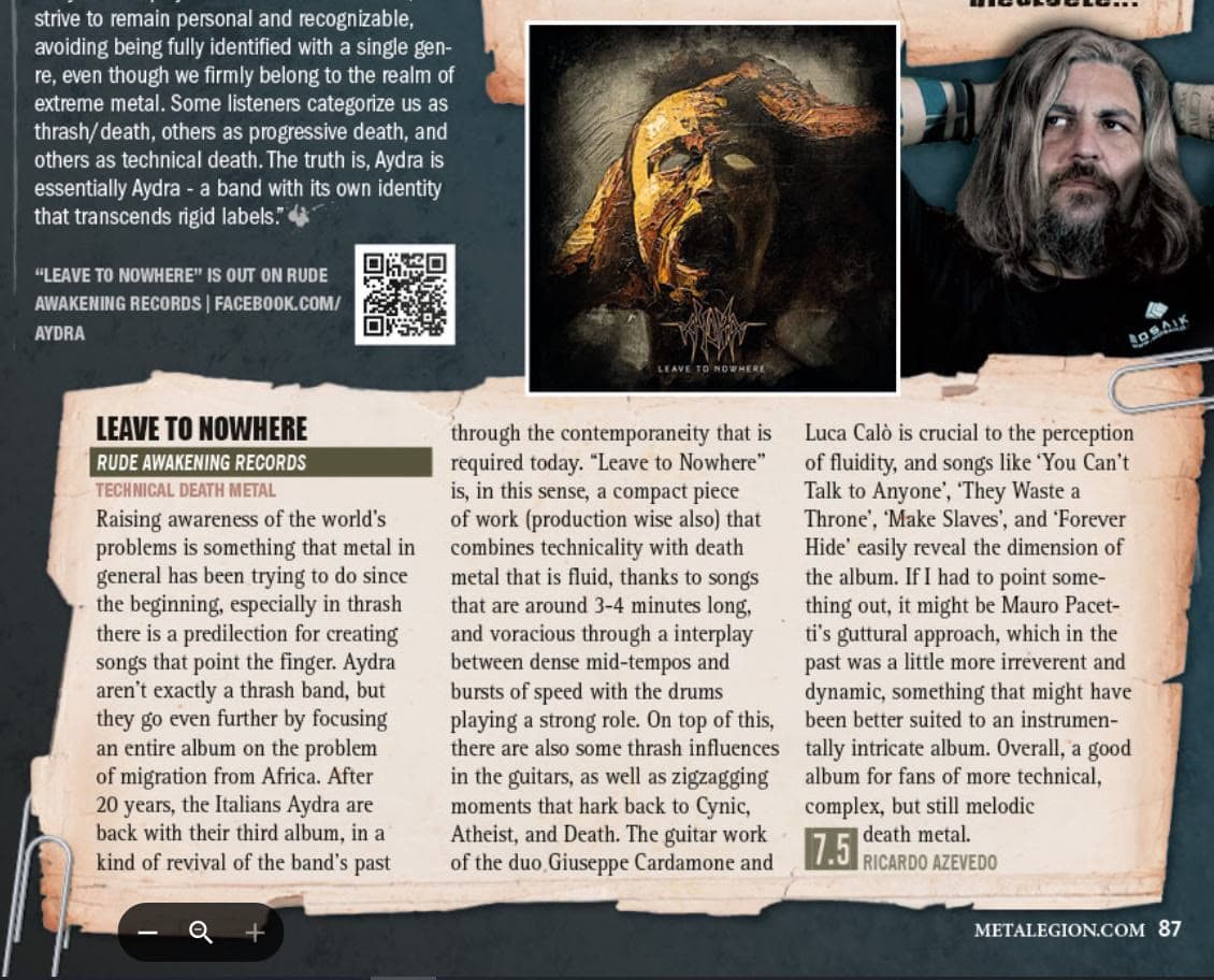Leave to Nowhere — press review clipping