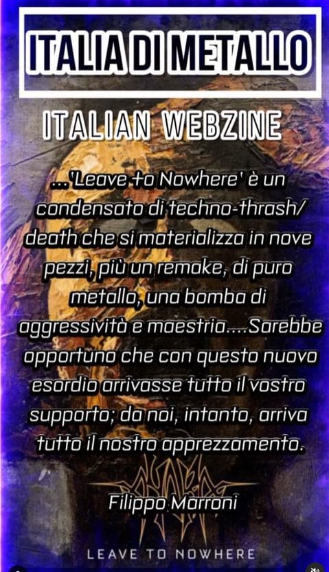 Leave to Nowhere — press review clipping
