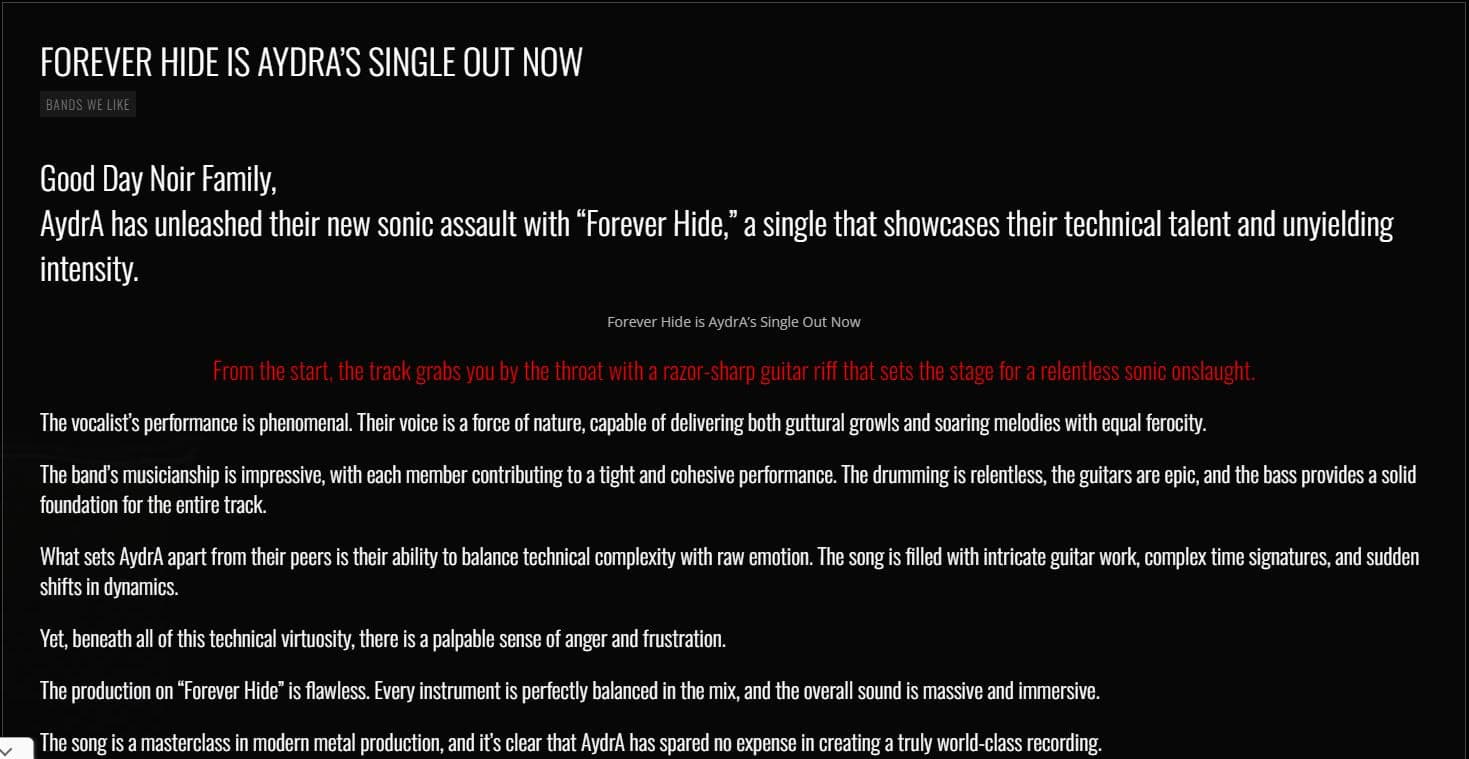 Singles (2024) — press review clipping