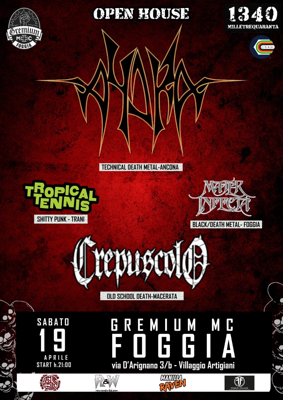 19 Apr 2025 · Foggia · Gremium M.C.